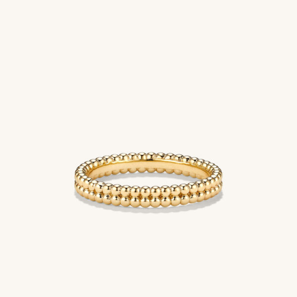 Duo Beaded Stacker Ring - Image 4