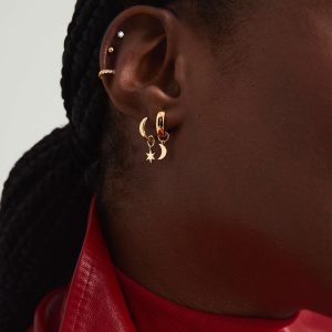 Hoops & Celestial Charms Set - Image 2