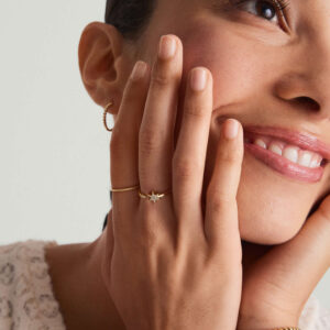 Pavé Diamond Star Open Ring - Image 3