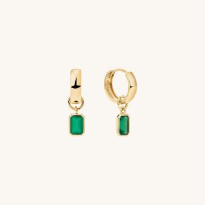Hoops & Gemstone Charms Set - Image 4