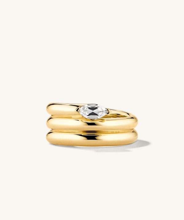 Boa Gemstone Coil Ring - Image 4