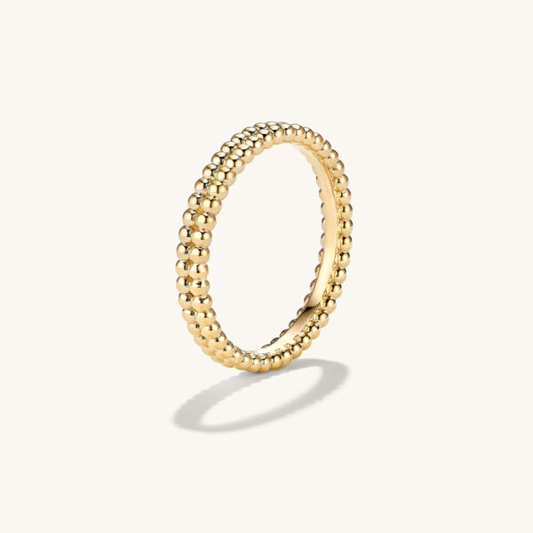 Duo Beaded Stacker Ring