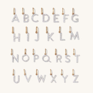 Diamond Letter Charm - Image 2
